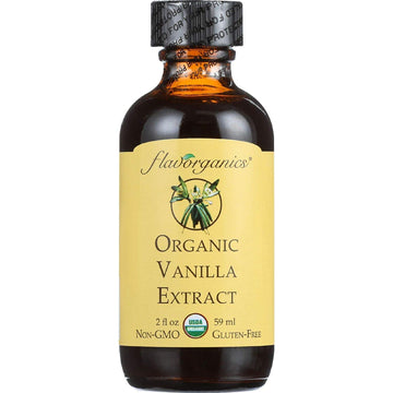 Flavorganics Organic Vanilla Extract - 2 Fz - Cs X12 : Grocery & Gourmet Food