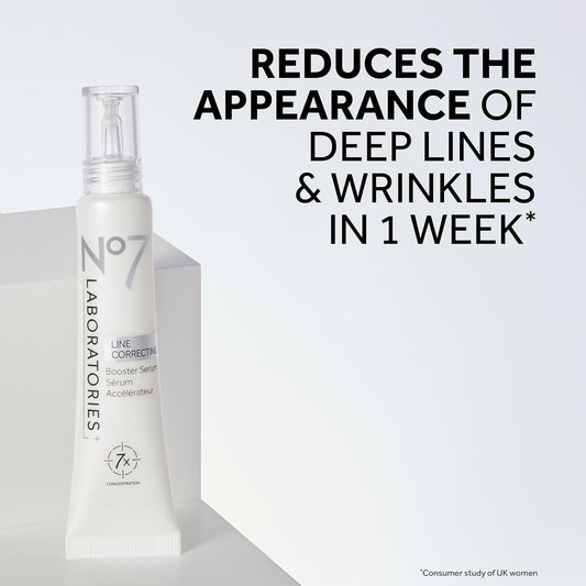 No7 Laboratories Line Correcting Booster Serum Large 25Ml New & Boxed