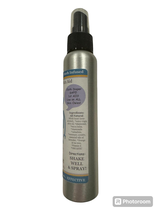 Balm Baby Spray That Bottom - Diaper Rash Cream Spray – No Touch - No Rub - Travel Friendly Skin Aid To Cleanse, Moisturize, Soothe, Prevent And Heal – 4Oz All Natural, Vegan, Herbal Diaper Care
