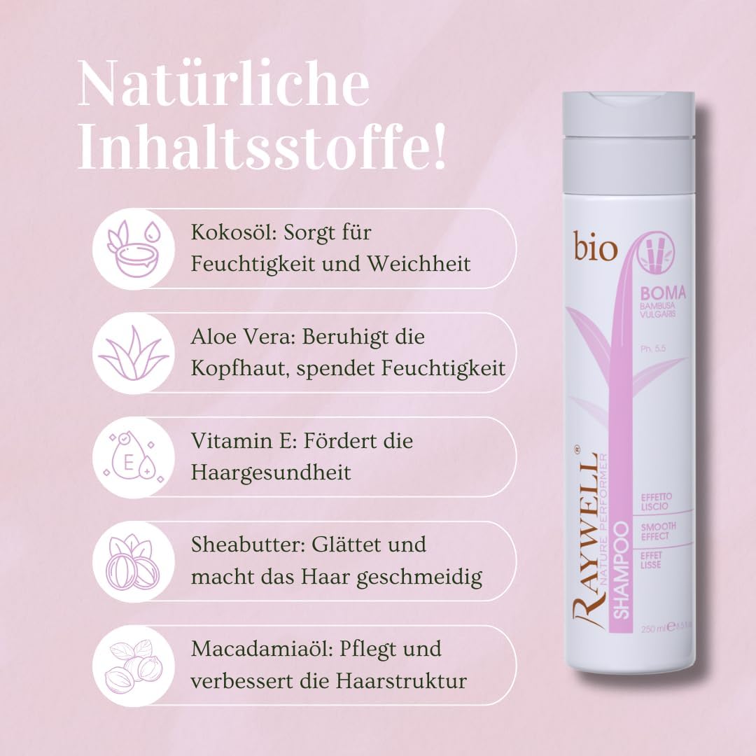 Raywell Bio Nature Boma Smooth Effect Shampoo 250 Ml