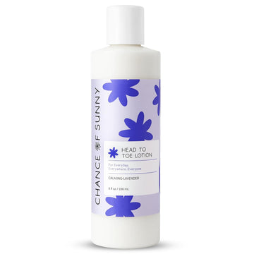 Head To Toe Lavender Lotion - Calming, Nourishing, Organic Shea Butter, Jojoba Oil - Pediatrician Approved, Dermatologist Recommended, For Sensitive Skin, Babies, 8 Oz