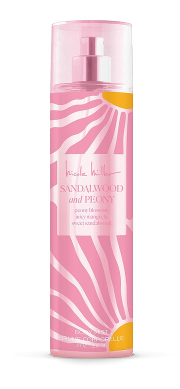 Nicole Miller Sandalwood Peony Body Mist, 8 Fl. Oz. : Beauty & Personal Care