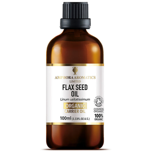 Amphora Aromatics Cosmos Organic Flax Seed Oil 100Ml