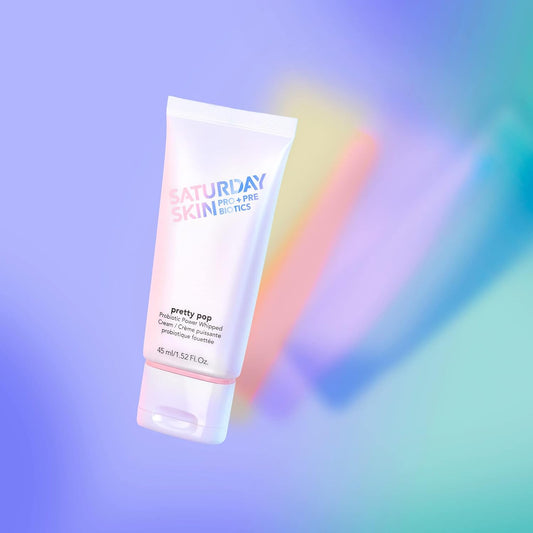 Saturday Skin Pretty Pop Prebiotics And Probiotics Whipped Moisturizing Cream Nourishing Allure Best Of Beauty K-Beauty Winner 2020 (1.52 Fl Oz)