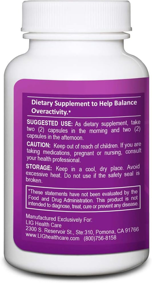 Lig Thyroid Soothe -Natural Herbal Supplement For Overactive Thyroid-Minimize Thyroid Goiter-Balance Hormone Levels-Maintain Thyroid Function