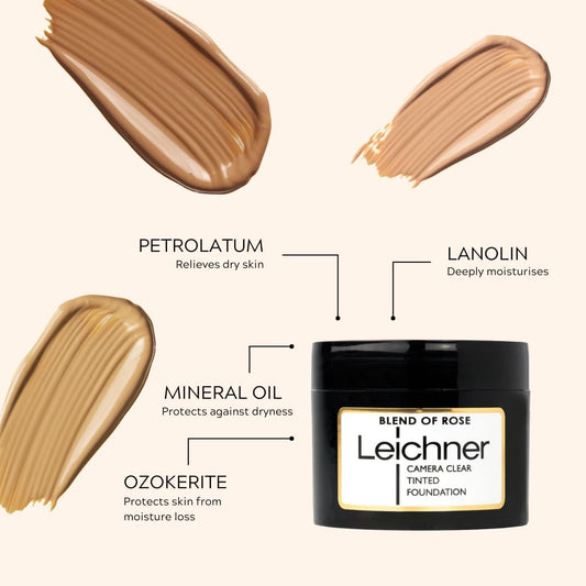 Leichner Camera Clear Tinted Foundation – Rose | 30Ml | Professional Full-Coverage & Moisturising Formula