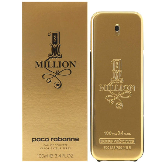One 1 Million 3.4 Fl Oz For Men By Paco Rabanne : Eau De Toilettes : Beauty & Personal Care