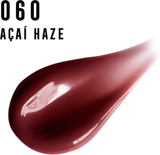 Max Factor Miracle Pure Lip Enhancer, 060 Açai Haze, Conditioning Tinted Lip Balm, Glossy Colour Tint, With Jojoba Oil & Tripeptide, Vegan