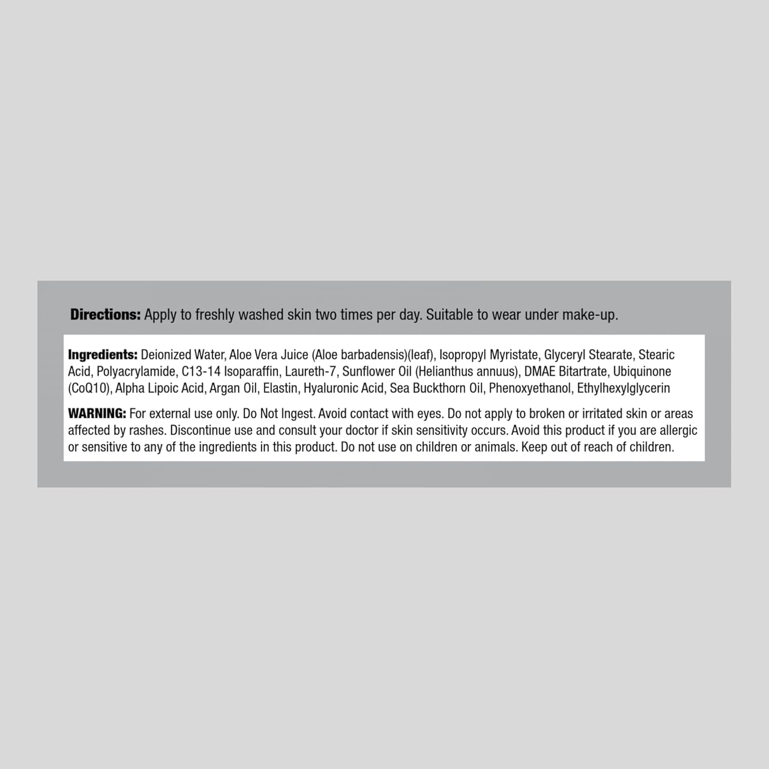 Piping Rock Wrinkle Cream for Face 4oz | with DMAE & CoQ-10 | Skin Care : Everything Else