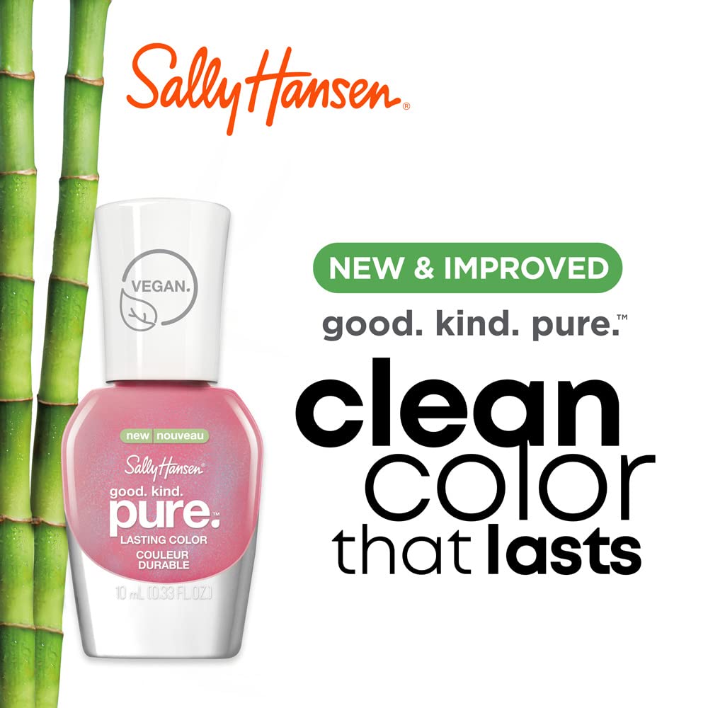 Sally Hansen Good, Kind, Pure Vegan Nail Polish, Almond Tan, 0.33 Fl Oz, Packaging May Vary : Beauty & Personal Care