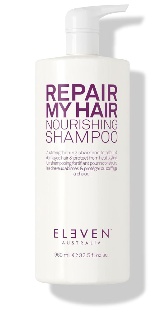 Eleven Australia Repair My Hair Nourishing Shampoo Rebuild Damaged Hair & Protect From Heat Styling