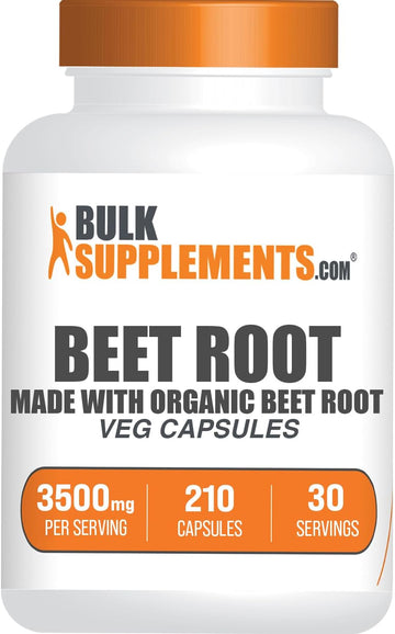 BULKSUPPLEMENTS.COM Beet Root Capsules - Beetroot Supplement, Beet Roo