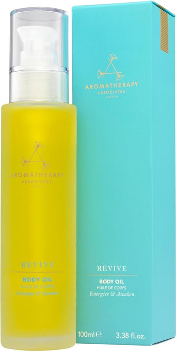 Aromatherapy Associates Body Oil 100 Ml - Massage Oil With Juniper Berry, Grapefruit & Rosemary, Home Spa Luxury Body Treatment, Long Lasting & Mood-Boosting Fragrance, Natural Ingredients