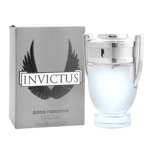 Paco Rabanne Invictus 3-Piece Gift Set For Men, (3.4 Oz Eau De Toilette Spray + 5.0 Oz Deodorant Spray + 0.33 Oz Travel Spray)