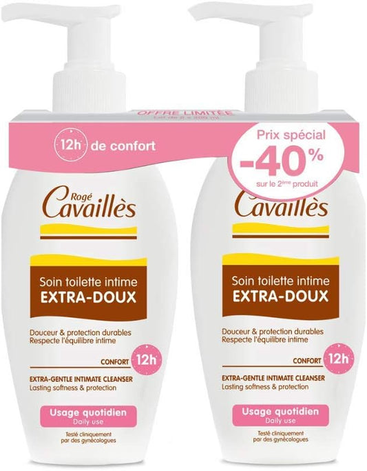 Rogé Cavaillès Extra-Mild Personal Hygiene Care 2X200Ml : Beauty & Personal Care