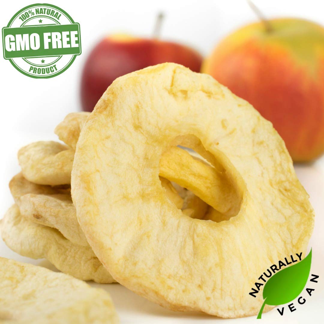 Gerbs Dried New England Apple Slices – 4 LBS. - No Sugar Added, Unsulfured & Preservative Free - Top 14 Allergy Free & Non GMO - Grown in USA : Grocery & Gourmet Food