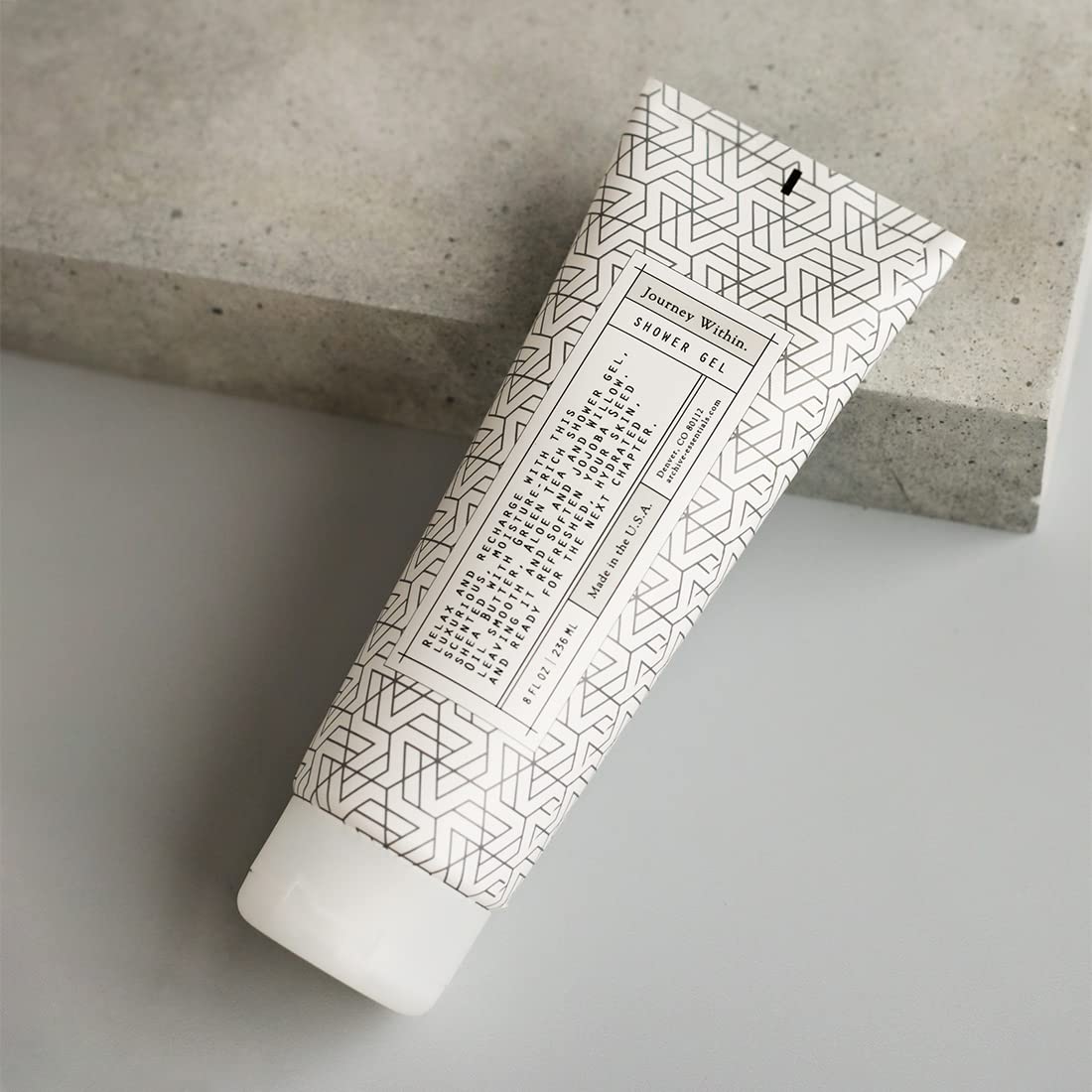 Archive Journey Within Shower Gel Natural Moisturizing Body Wash For Men & Women Lightly Scented 8 Fl Oz : Beauty & Personal Care