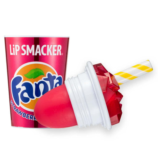 Lip Smacker Coca Cola Collection, lip balm for kids - Strawberry Fanta Strawberry, beverage cup