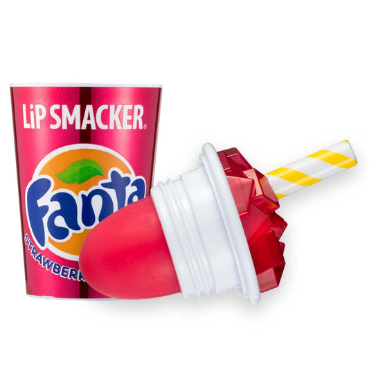 Lip Smacker Coca Cola Collection, Lip Balm For Kids - Strawberry Fanta Strawberry, Beverage Cup