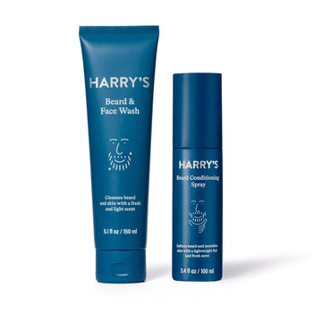 Harry'S Beard Care Kit For Men, 5.1 Fl. Oz Beard & Face Wash And 3.4 Oz Beard Conditioning Spray