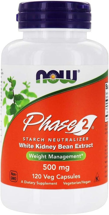 Now Foods, Phase 2 Starch Neutralizer, 500 mg, 120 Veg Capsules