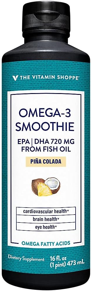 The Vitamin Shoppe Omega 3 Fish Oil Molecularly Distilled to Support C