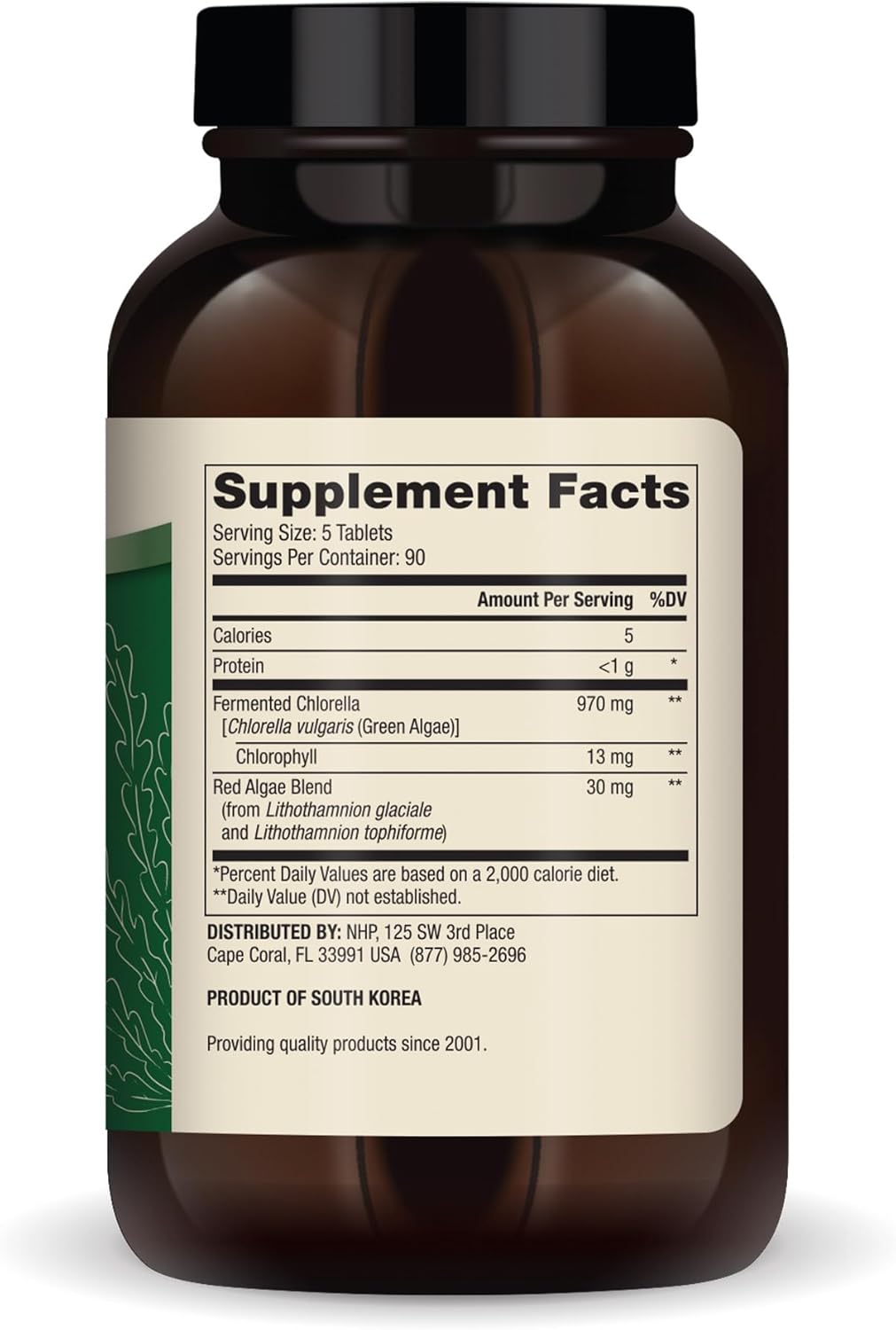 Dr. Mercola Fermented Chlorella With Chlorophyll, 90 Servings (450 Tablets), Dietary Supplement, Supports Immune And Organ Health, Non Gmo, Nsf Certified