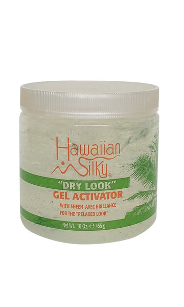 Hawaiian Silky Hawaiian 10011 Silky dry look gel activator 16 fluid ounce, Gray, 16 Fl Ounce : Beauty & Personal Care