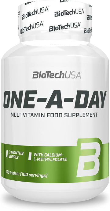Biotechusa One-A-Day Kids | Flavoured Food Supplement Multivitamin | Chewable Tablet | With Minerals And Sweetener | From 4 Years Of Age | 90 Tablet, Strawberry-Raspberry