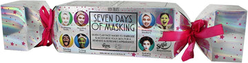 Skin Treats Seven Days Of Masking Christmas Cracker Gift Set | Dual Acton Clay Masks | Bentonite & Kaolin Clay | Rejuvenates & Nourishes | Vegan | Not Tested On Animals