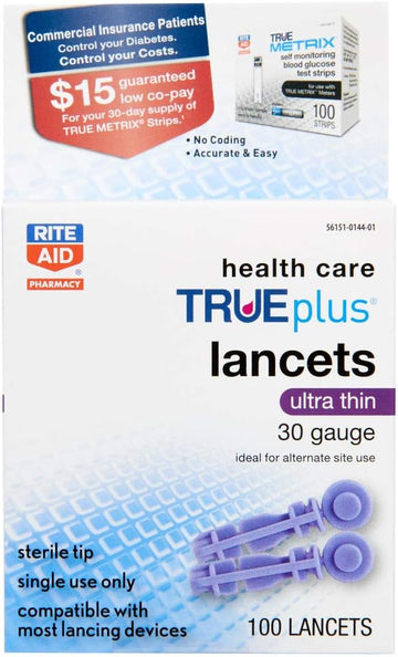 Rite Aid Lancets 30 Gauge, 100Ct