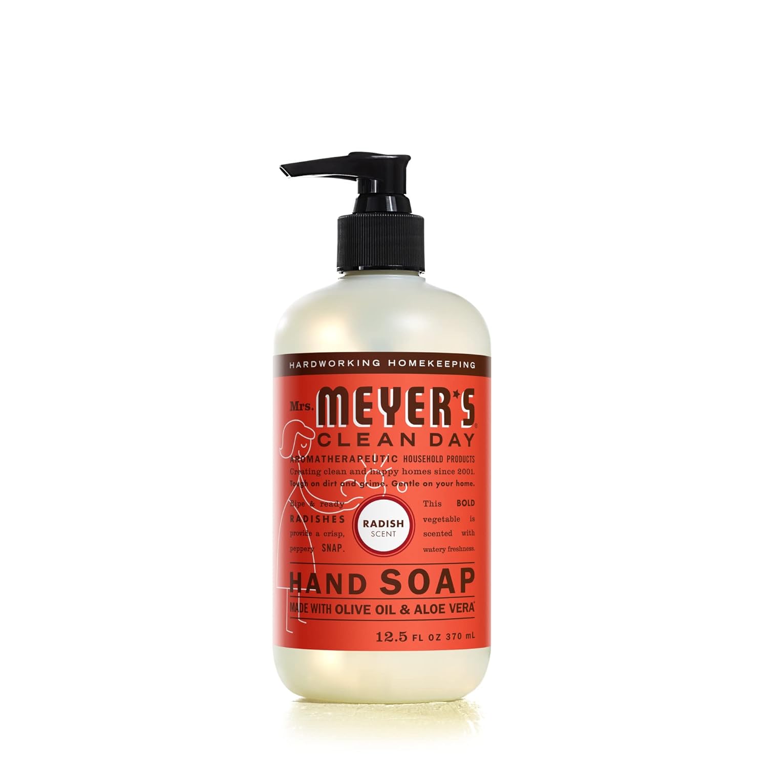 Mrs. Meyer'S Clean Day Soap Hand Liquid Radish, 12.5 Fl Oz