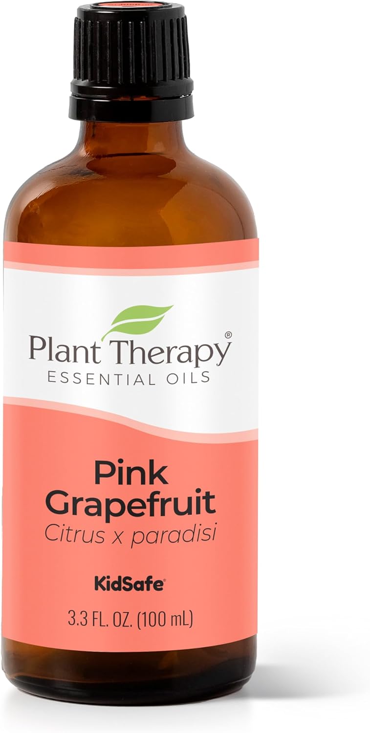 Plant Therapy Pink Grapefruit Essential Oil 100 Ml (3.3 Oz) 100% Pure, Undiluted, Natural Aromatherapy, Therapeutic Grade