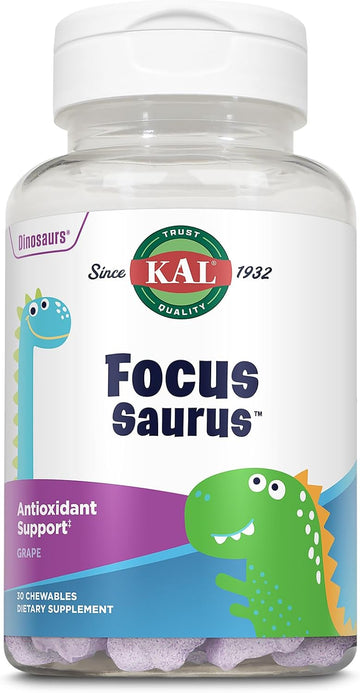 Kal Focus-Saurus Grape, 30 Count