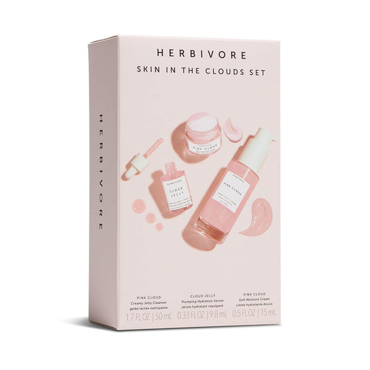 Herbivore Pink Cloud Creamy Jelly Cleanser | Hydrating Face Wash With Rosewater, Squalane + Tremella Mushroom, Gently Cleanses + Removes Makeup, Vegan, Plant-Based, Cruelty-Free