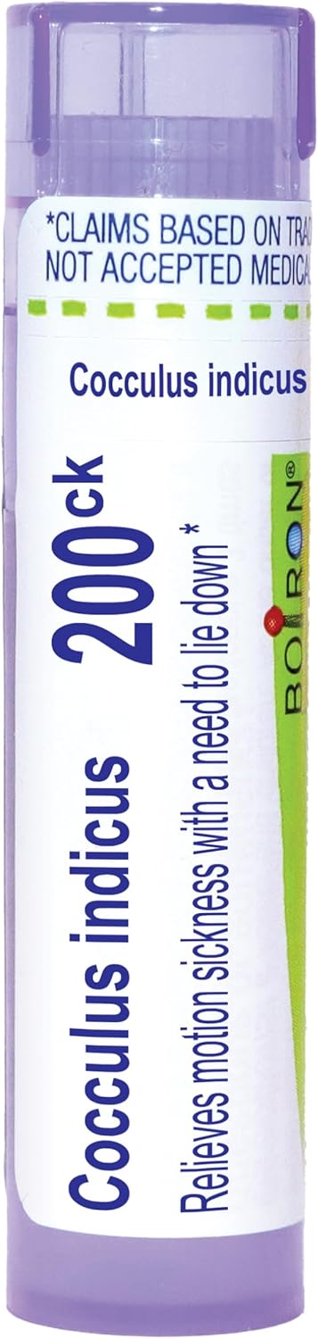 Boiron Cocculus Indicus 200Ck Homeopathic Medicine For Motion Sickness - 80 Pellets