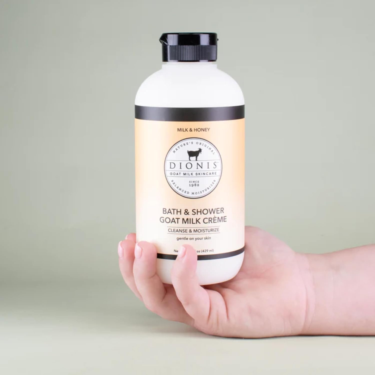 Dionis Goat Milk Skincare Milk & Honey Bath Soap & Liquid Shower Crème, Skin Moisturizer & Hydrating Body Wash Made In The Usa, Cruelty Free Shower Gel For Sensitive Skin, 14.5 Oz Bottle : Beauty & Personal Care