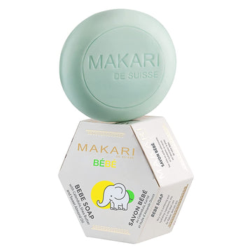Makari Baby Soap (5.4Oz) | Moisturizing Daily Bar Soap For Delicate Skin | Mild Cleansing Children’S Bath Bar With Shea Butter And Non-Irritating Botanical Ingredients | Nourishing And Soothing Soap