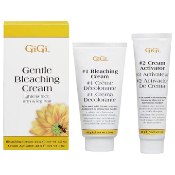 GiGi Gentle Hair Bleaching Cream to Lighten Face, Arm, and Leg Hair
