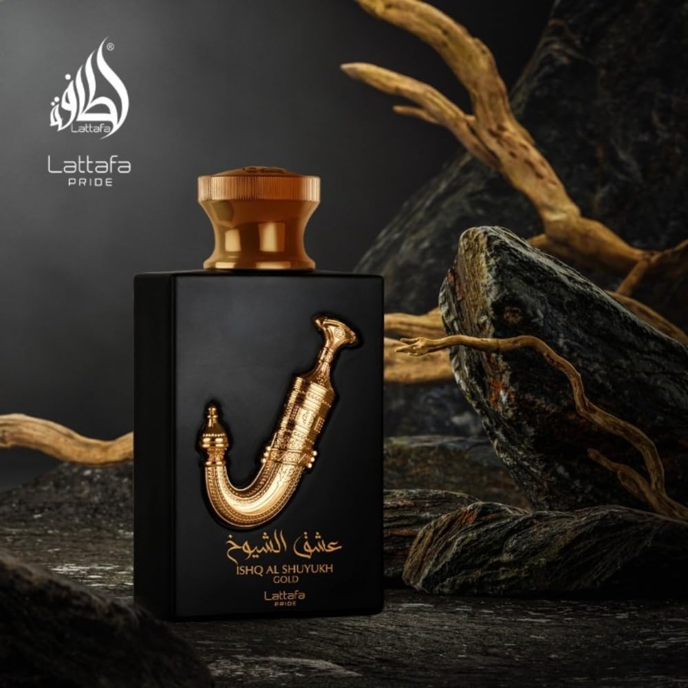 Lattafa Pride Ishq Al Shuyukh Gold For Unisex Eau De Parfum Spray, 3.4 Ounce : Beauty & Personal Care