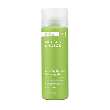 Paula'S Choice Earth Sourced Perfectly Natural Gel Cleanser With Aloe, 98% Natural & Fragrance Free, 6.7 Ounce