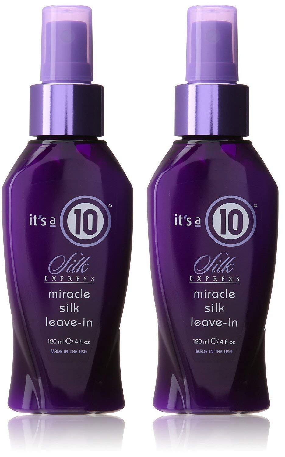 It'S A 10 Haircare Silk Express Miracle Silk Leave-In, 4 Fl. Oz. (Pack Of 2)