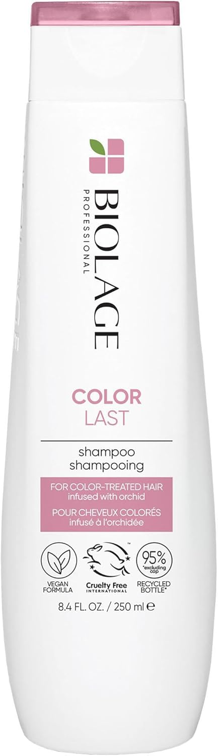 Biolage Professional Color Last Shampoo For Coloured Hair, Infused With Orchid Flower Extract To Protect Colour Treated Hair, Moisturises And Prevents Colour Fade, 250Ml