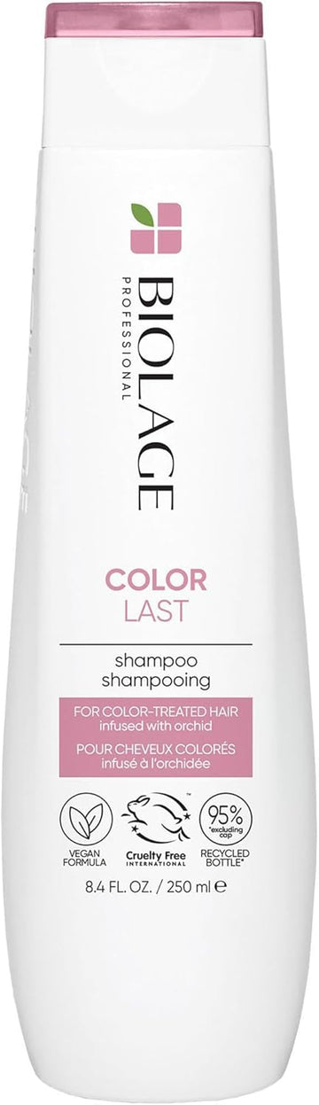 Biolage Professional Color Last Shampoo For Coloured Hair, Infused With Orchid Flower Extract To Protect Colour Treated Hair, Moisturises And Prevents Colour Fade, 250Ml