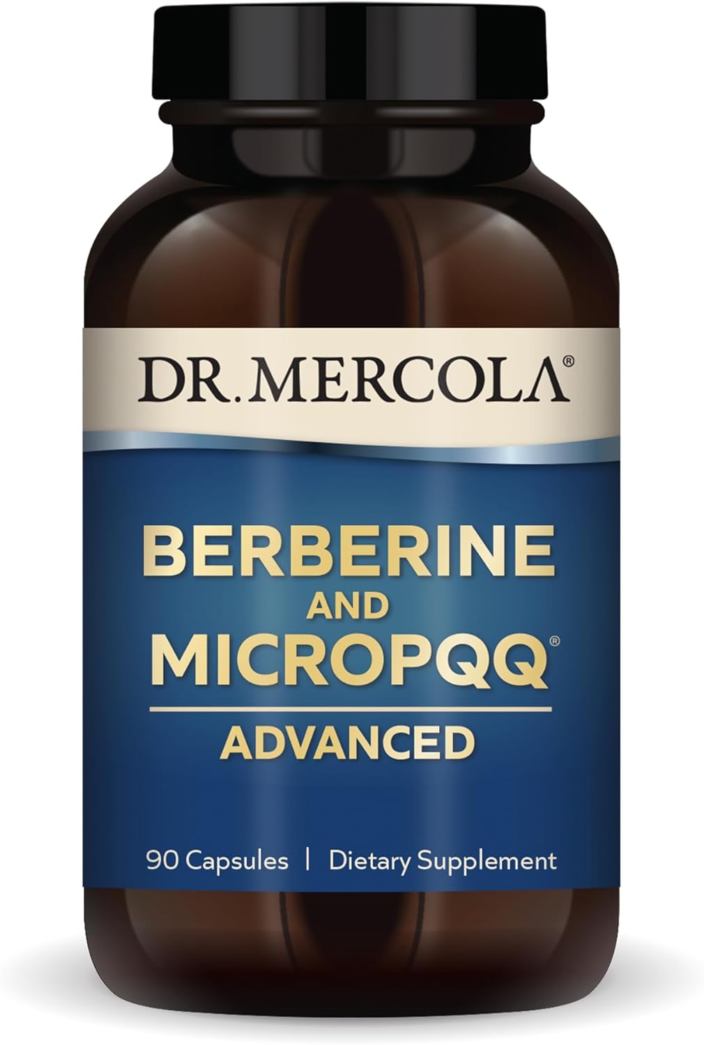 Dr. Mercola Berberine And Mircopqq Advanced, 90 Servings (90 Capsules), Dietary Supplement, Supports Immune And Organ Health, Non Gmo