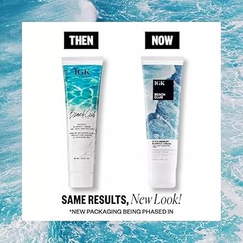Igk Beach Club Style-Memory Blowout Cream | Volume + Bounce + Heat Protectant | Vegan + Cruelty Free | 4.5 Oz