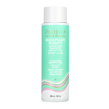 Pacifica Beauty, Rosemary Purify Invigorating Shampoo, Soothing Mint, Detox Scalp And Hair From Product Buildup & Excess Oil, Sulfate Free, Silicone Free, Vegan & Cruelty Free