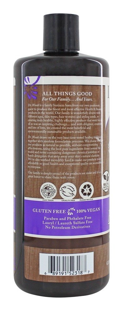 Dr. Woods  Liquid Raw Black Soap With Fair Trade Shea Butter Original [Parallel Import Goods] : Beauty & Personal Care
