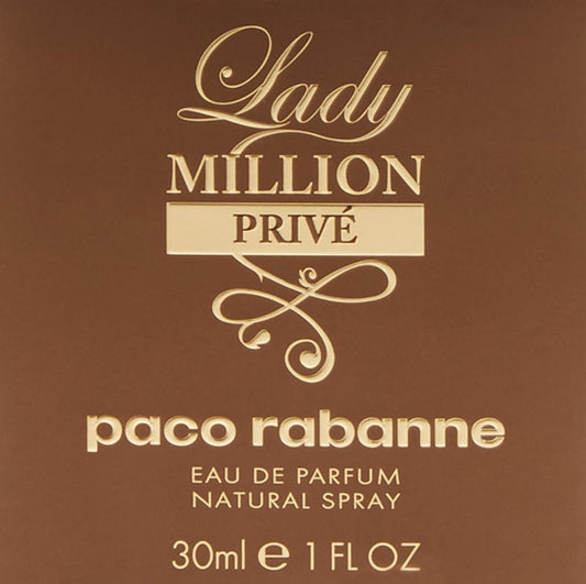 Lady Million Prive By Paco Rabanne Eau De Parfum For Women 30 Ml