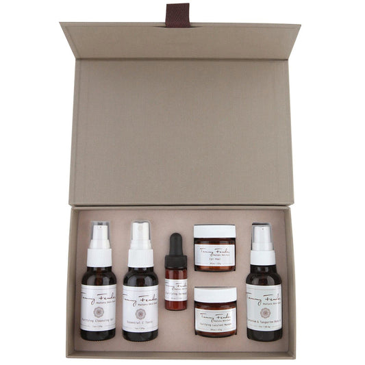 Tammy Fender - Purifying At-Home Facial Treatment Kit | Natural, Organic, Cruelty Free, Non-Toxic Spa-Like Skincare | Detoxify, Cleanse, Nourish (6 Piece Set) : Beauty & Personal Care